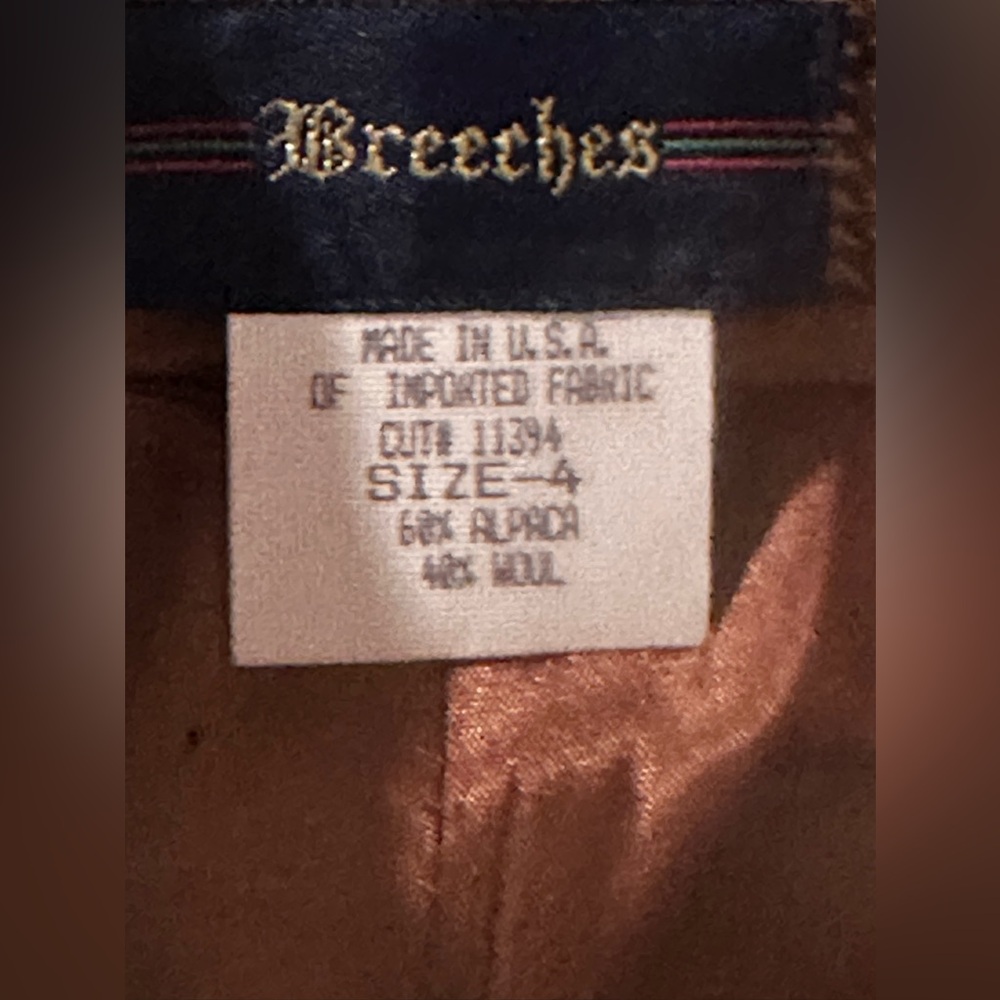 EVG Vintage Breeches Tweed A-Line Skirt Made in USA 🇺🇸 Size 4 - Picture 9 of 11